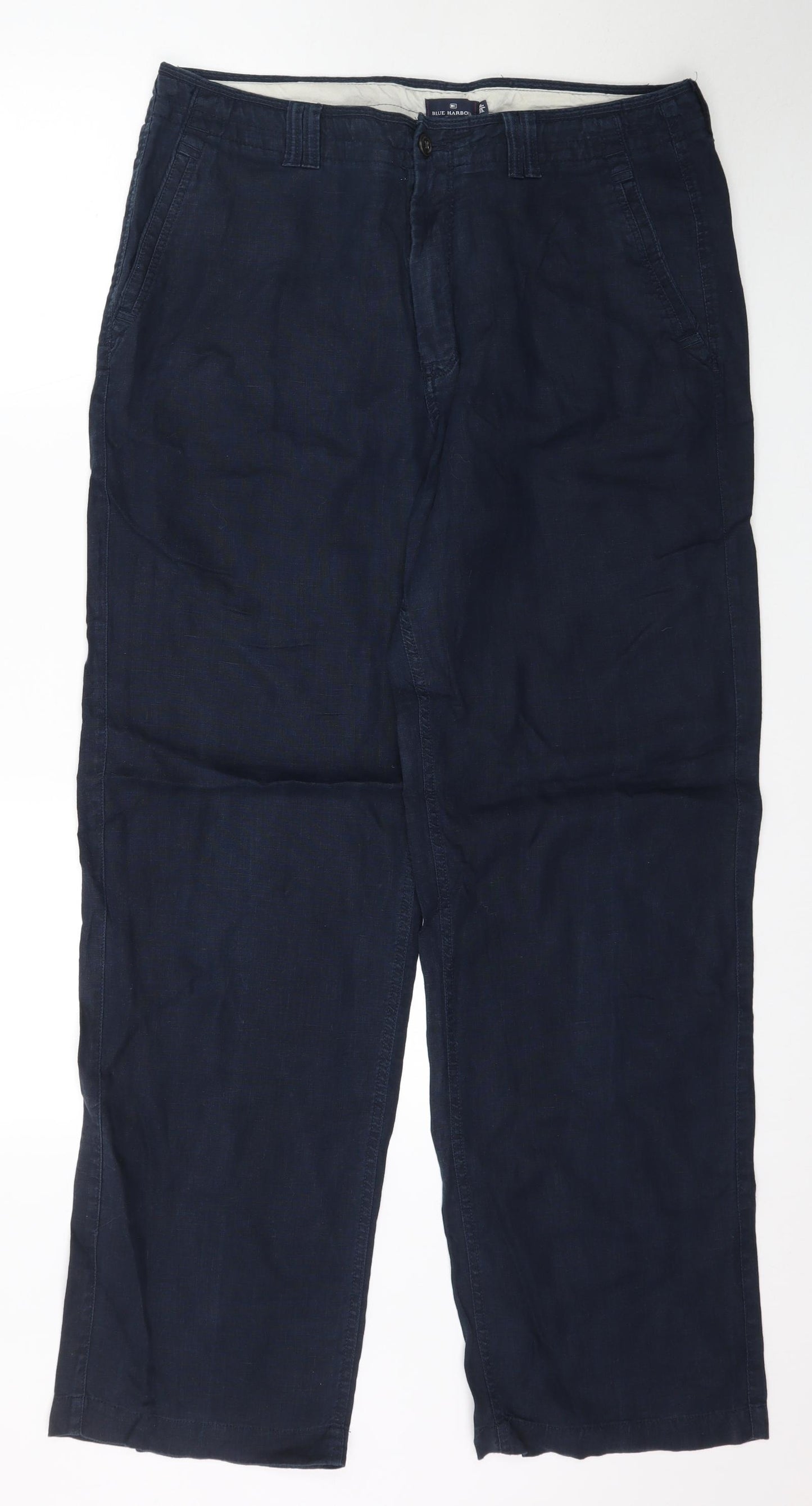 Marks and Spencer Womens Blue   Trousers  Size 36 in L33 in