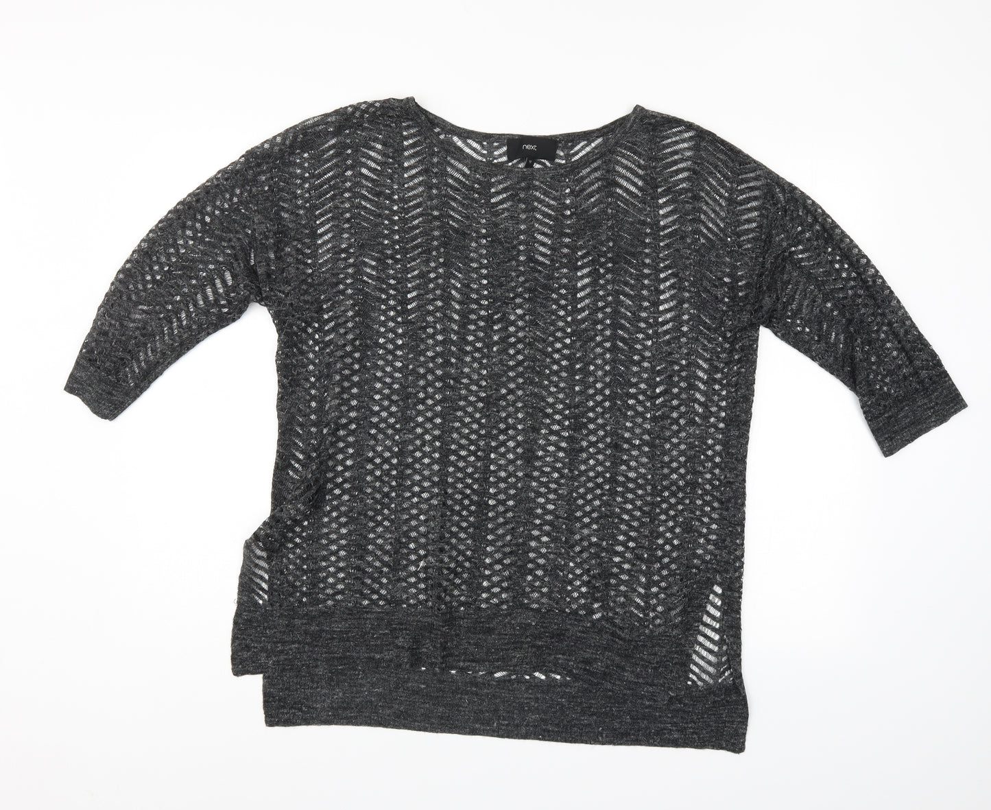 NEXT Womens Grey   Jersey Blouse Size 12