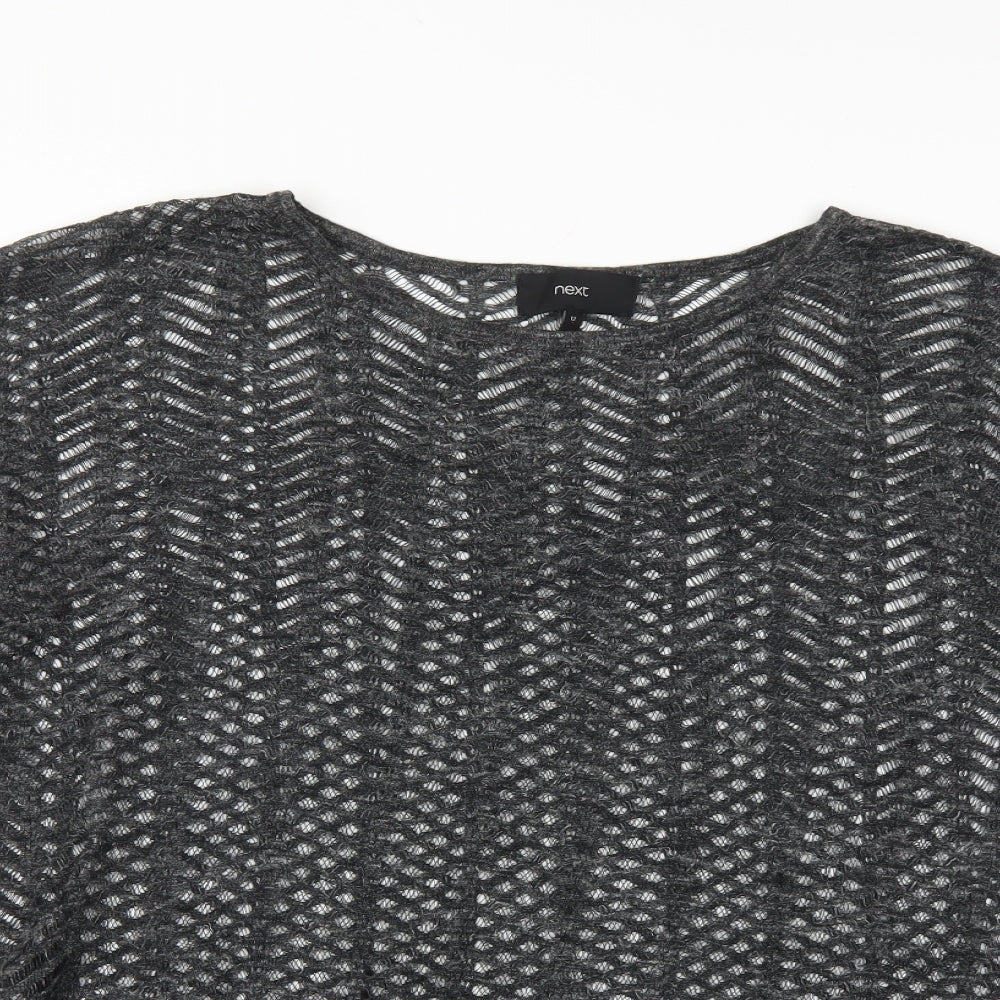 NEXT Womens Grey   Jersey Blouse Size 12