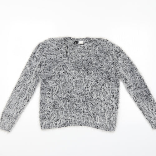 Divided Womens Grey   Pullover Jumper Size M