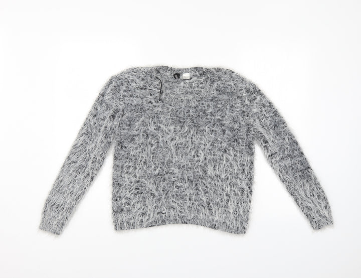 Divided Womens Grey   Pullover Jumper Size M