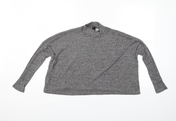 Divided Womens Grey Pullover Jumper Size M