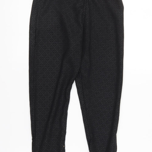 Top Shop Womens Black   Cropped Leggings Size 10 L25 in