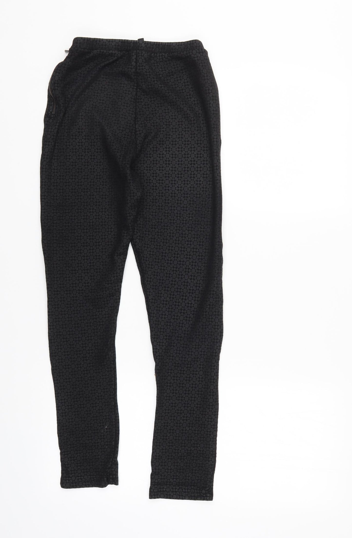 Top Shop Womens Black   Cropped Leggings Size 10 L25 in