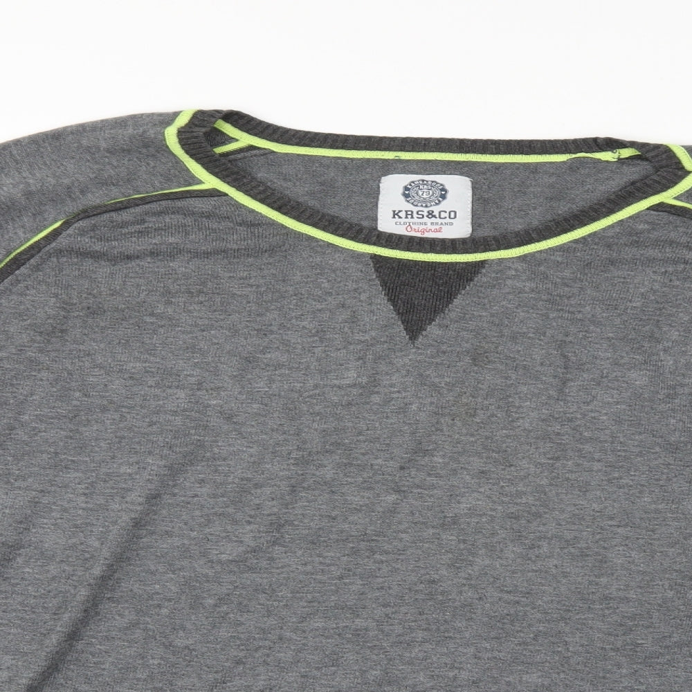 KRS&Co Womens Grey   Pullover Jumper Size 24