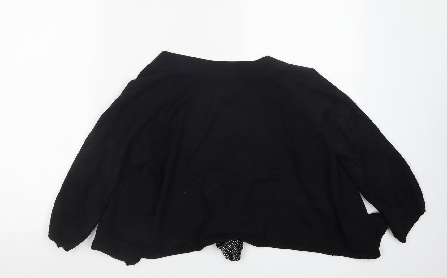 Love  Womens Black  Knit Cardigan Jumper Size 16