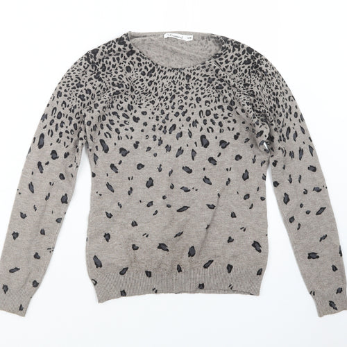 DAMOD Womens Beige  Knit Pullover Jumper Size S