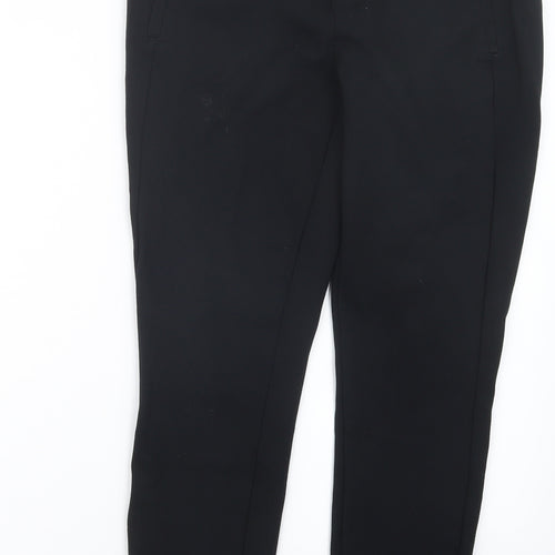 D. Jeans Womens Black   Trousers  Size 8 L25.5 in