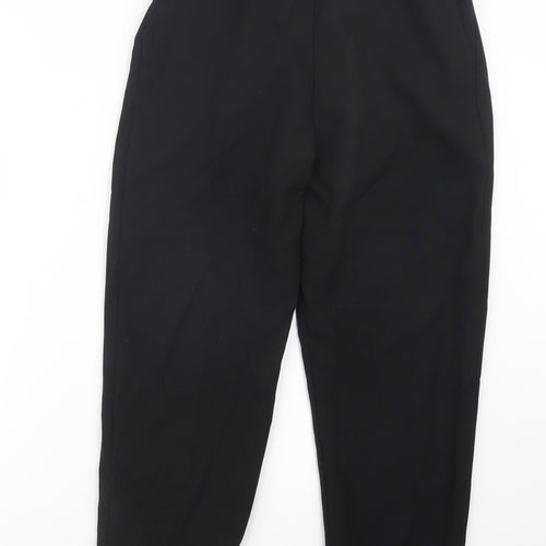 Preworn Womens Black   Trousers  Size 14 L24 in