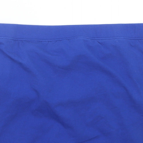 M&Co Womens Blue   Basic T-Shirt Size 16