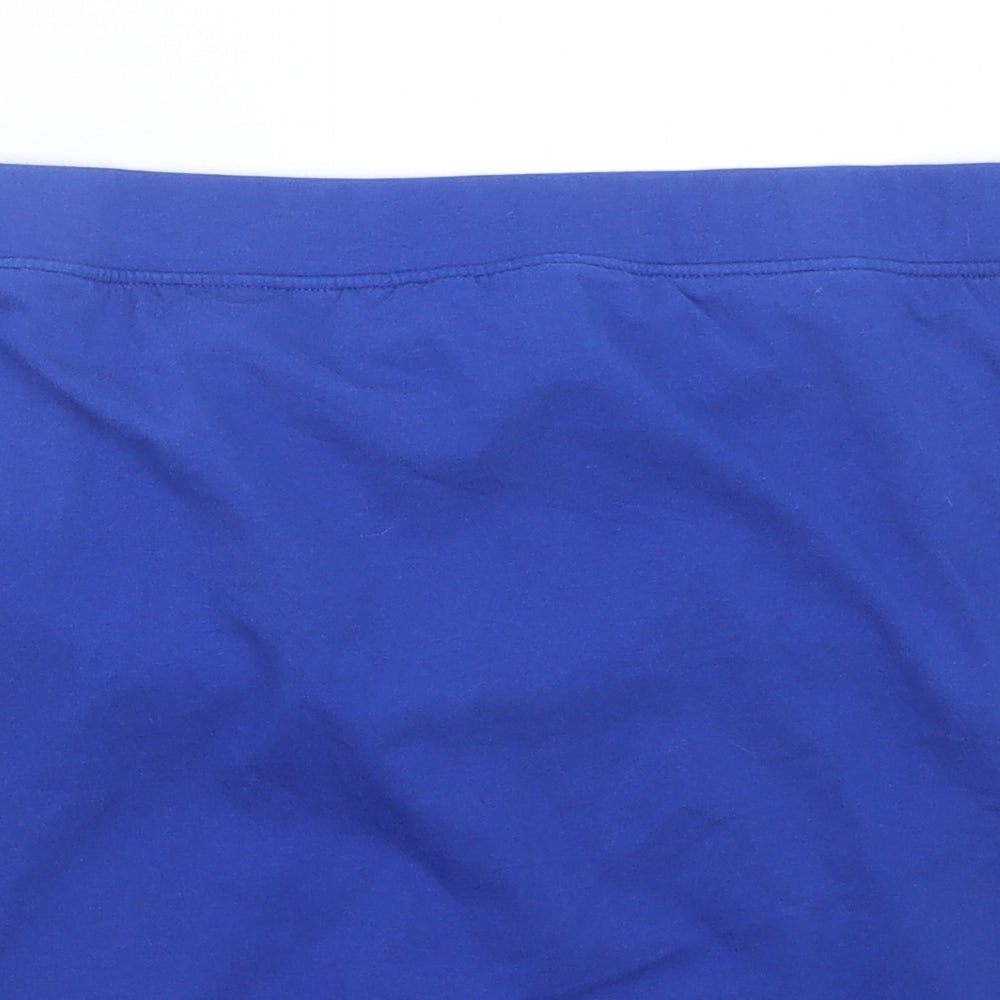 M&Co Womens Blue   Basic T-Shirt Size 16