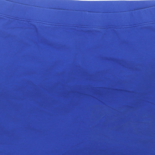 M&Co Womens Blue   Basic T-Shirt Size 16