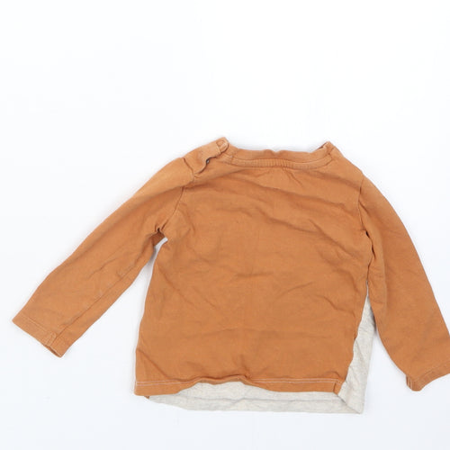 F&F Boys Beige   Basic T-Shirt Size 6-9 Months