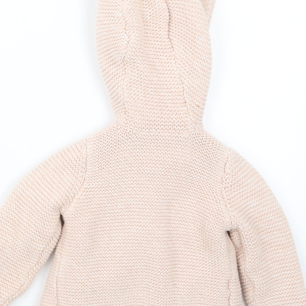 F&F Girls Pink  Knit Jacket  Size 12-18 Months