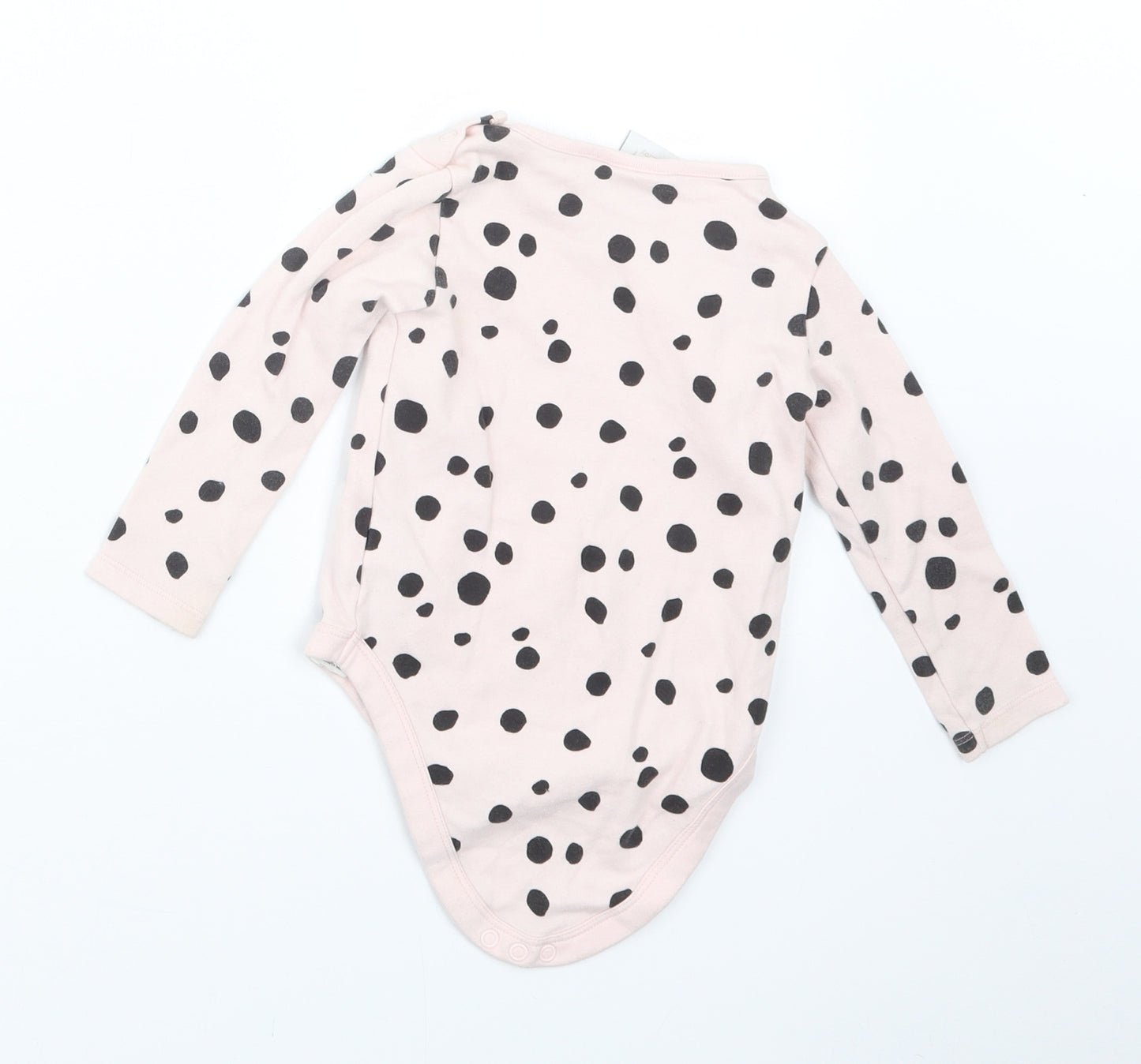 Disney Baby Girls Pink Geometric  Babygrow One-Piece Size 12-18 Months
