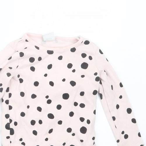 Disney Baby Girls Pink Geometric  Babygrow One-Piece Size 12-18 Months