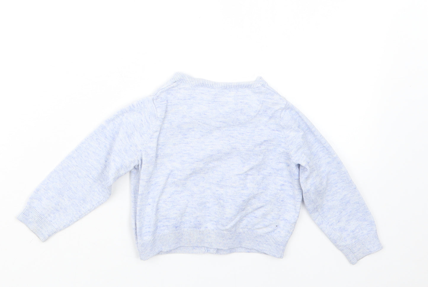 NEXT Girls Blue  Knit Cardigan Jumper Size 12-18 Months