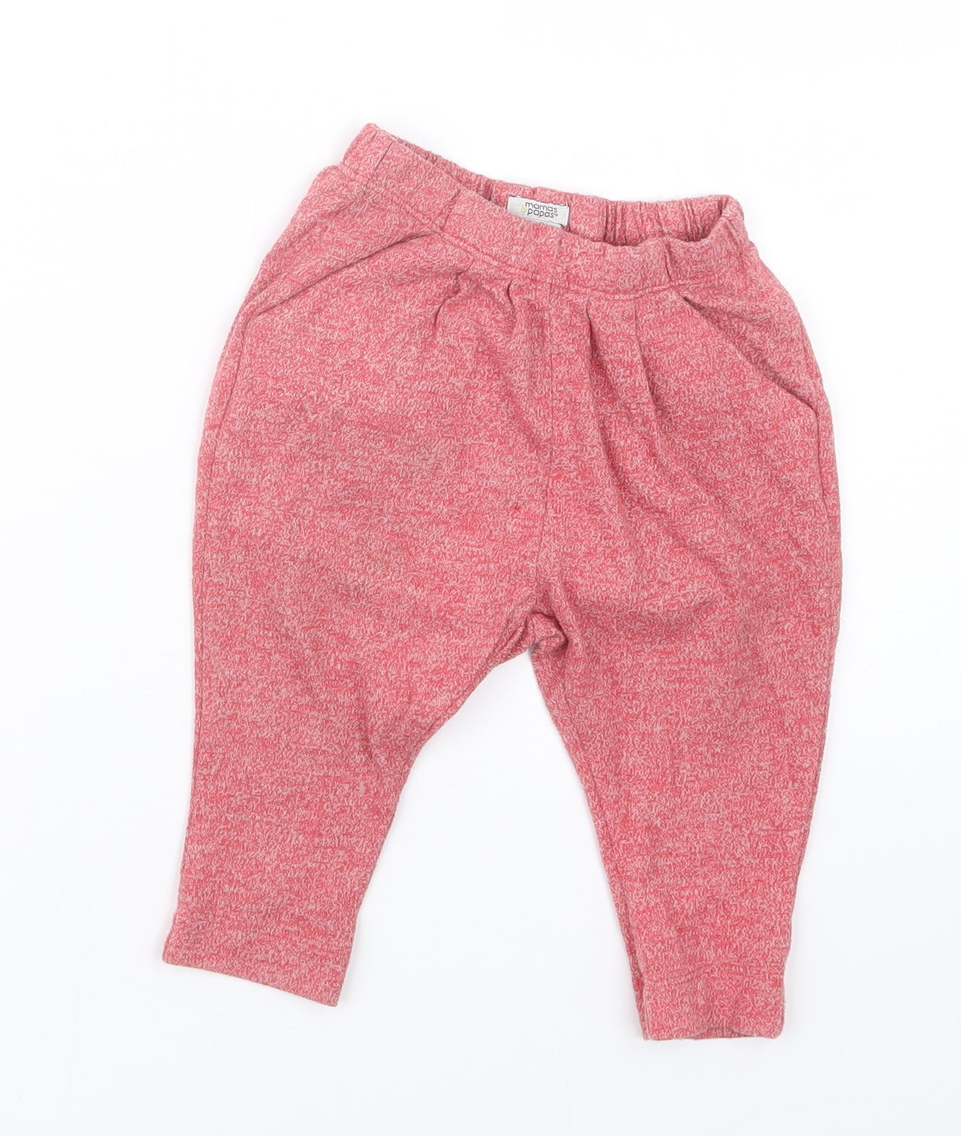 mamas & papas Boys Red   Capri Trousers Size 12-18 Months