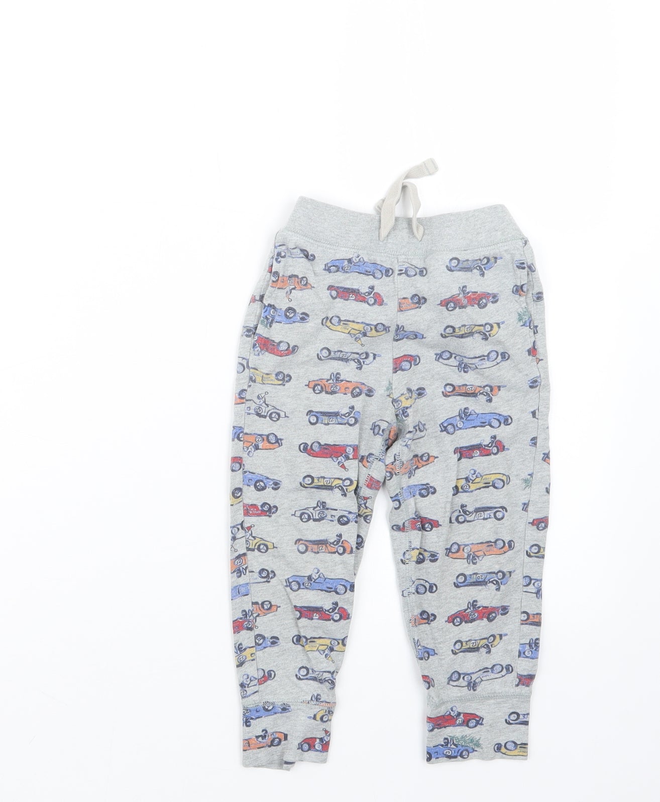 Gap Boys Grey Geometric  Jogger Trousers Size 3 Years