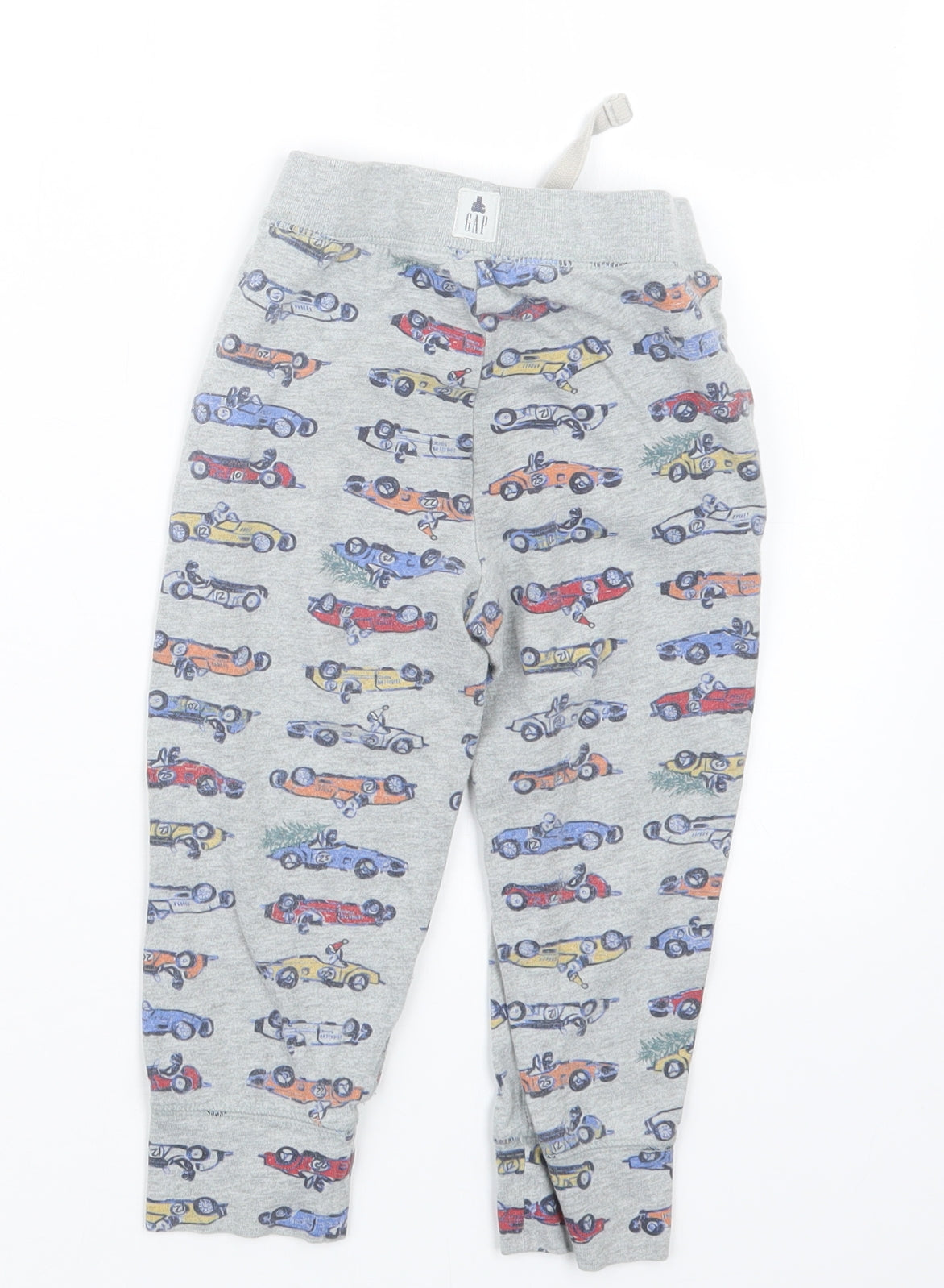Gap Boys Grey Geometric  Jogger Trousers Size 3 Years