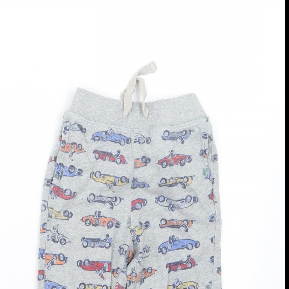 Gap Boys Grey Geometric  Jogger Trousers Size 3 Years