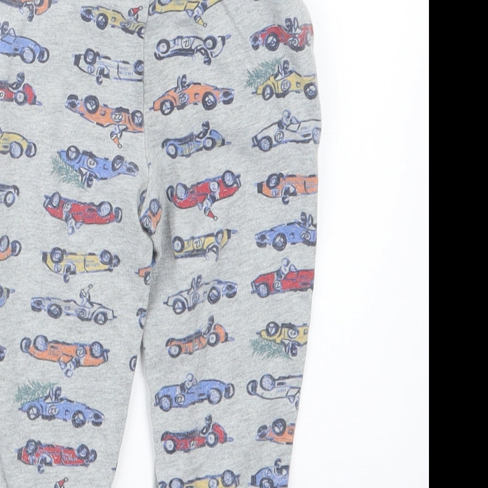 Gap Boys Grey Geometric  Jogger Trousers Size 3 Years