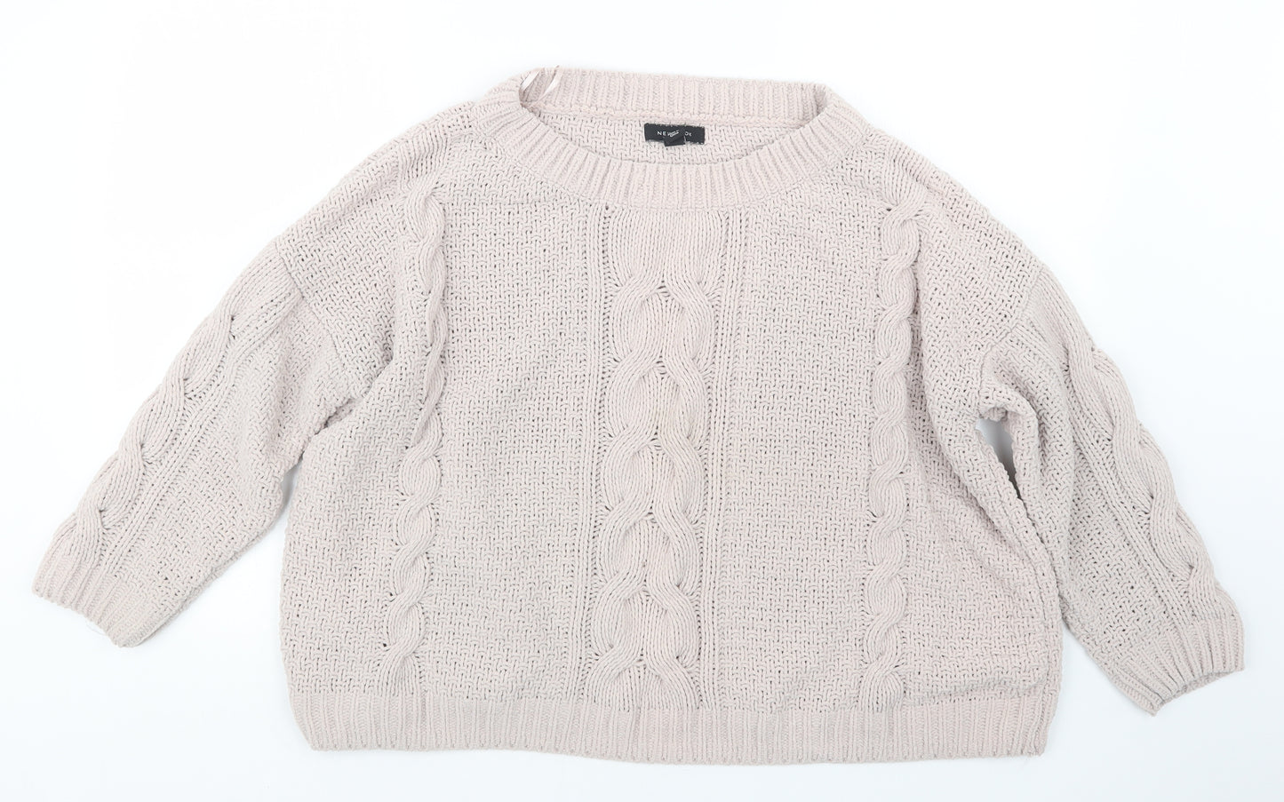 New Look Womens Pink   Pullover Jumper Size S