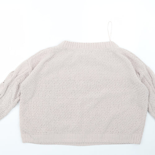 New Look Womens Pink   Pullover Jumper Size S