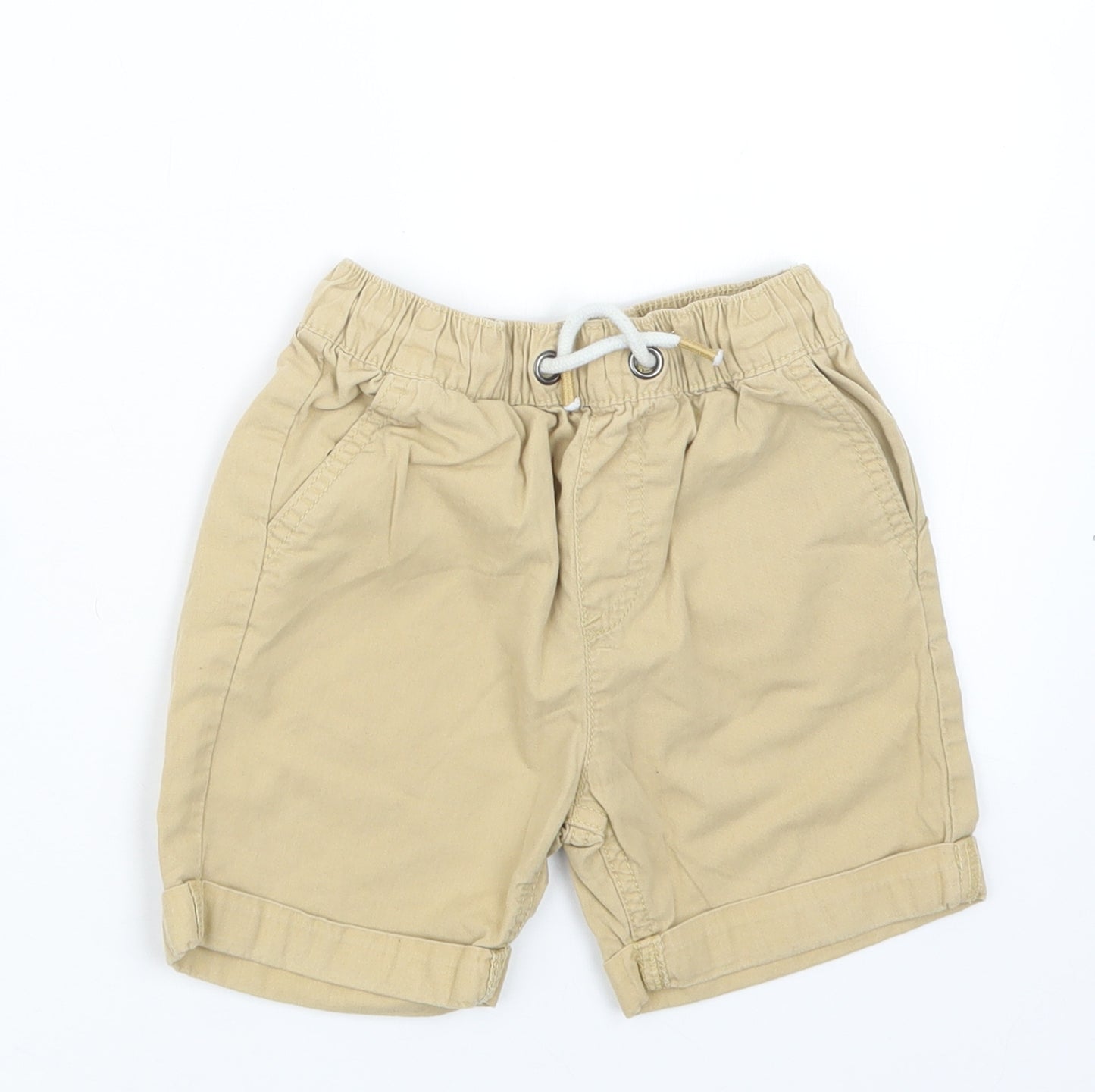 Nutmeg Boys Beige   Cargo Shorts Size 3-4 Years
