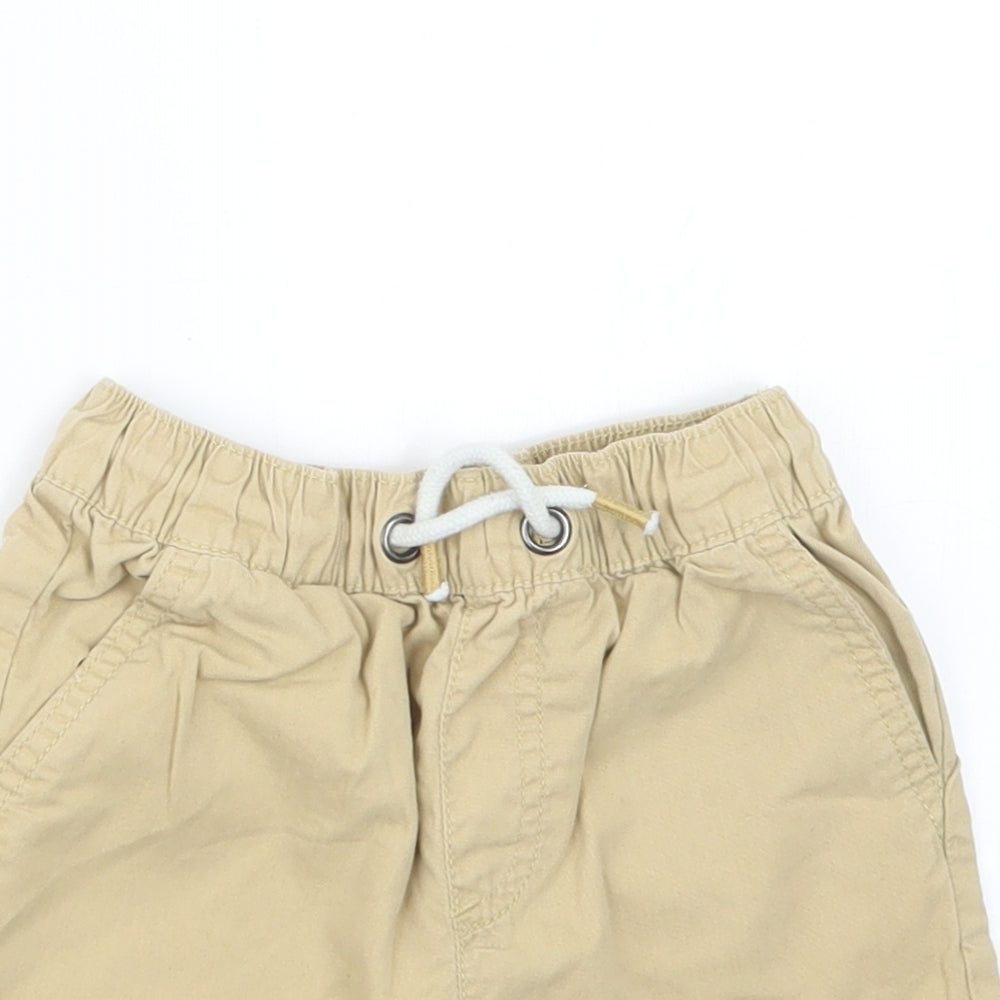 Nutmeg Boys Beige   Cargo Shorts Size 3-4 Years