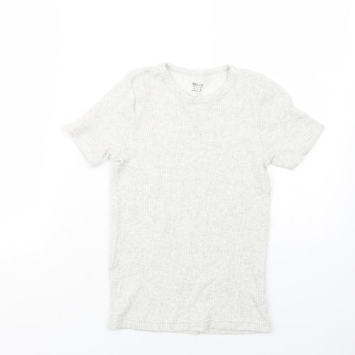 F&F Boys Grey Geometric   Pyjama Top Size 9-10 Years