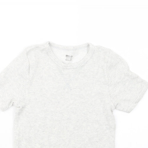 F&F Boys Grey Geometric   Pyjama Top Size 9-10 Years