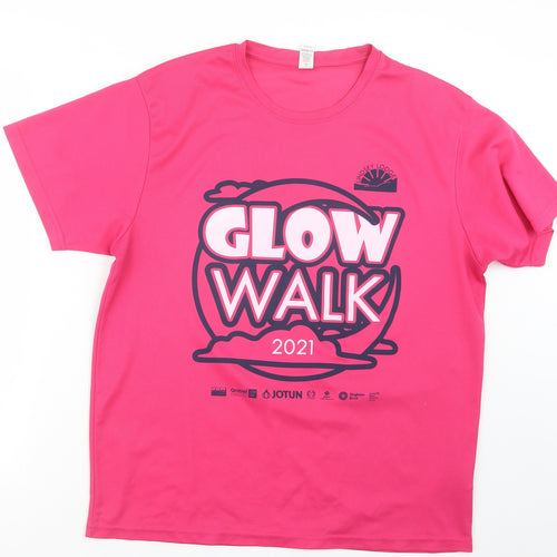 Roly Womens Pink   Basic T-Shirt Size XL