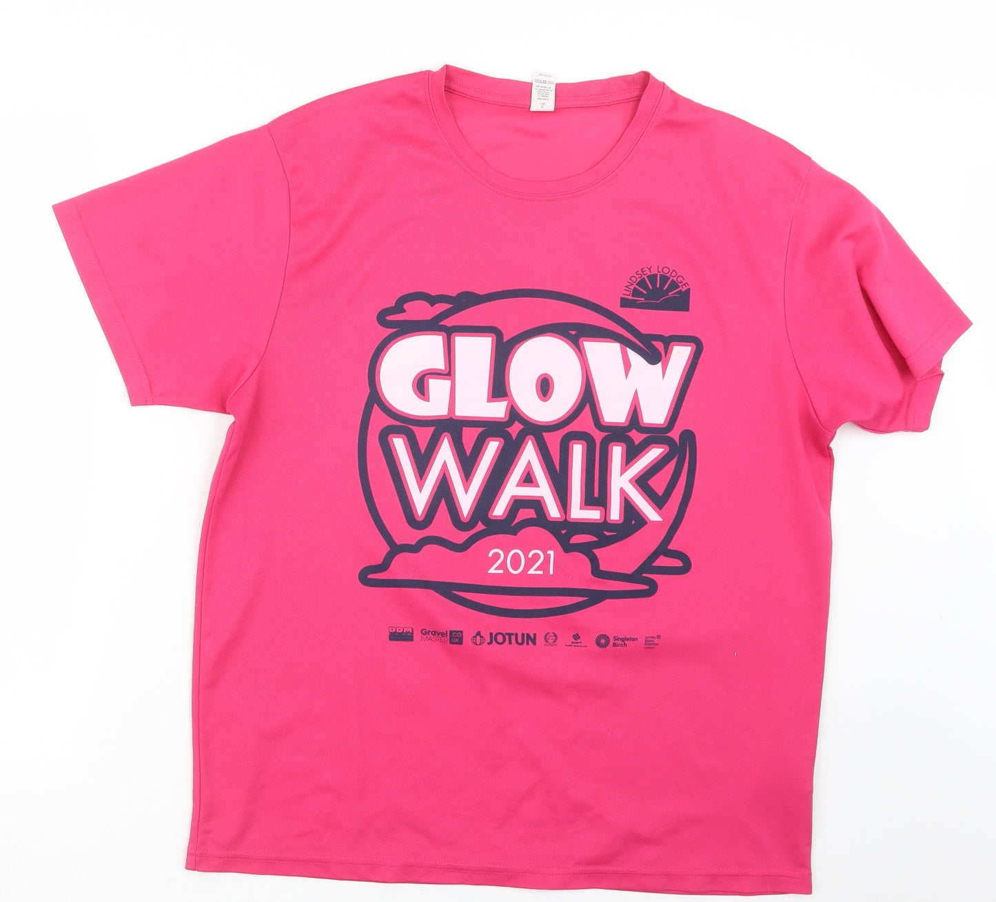 Roly Womens Pink   Basic T-Shirt Size XL