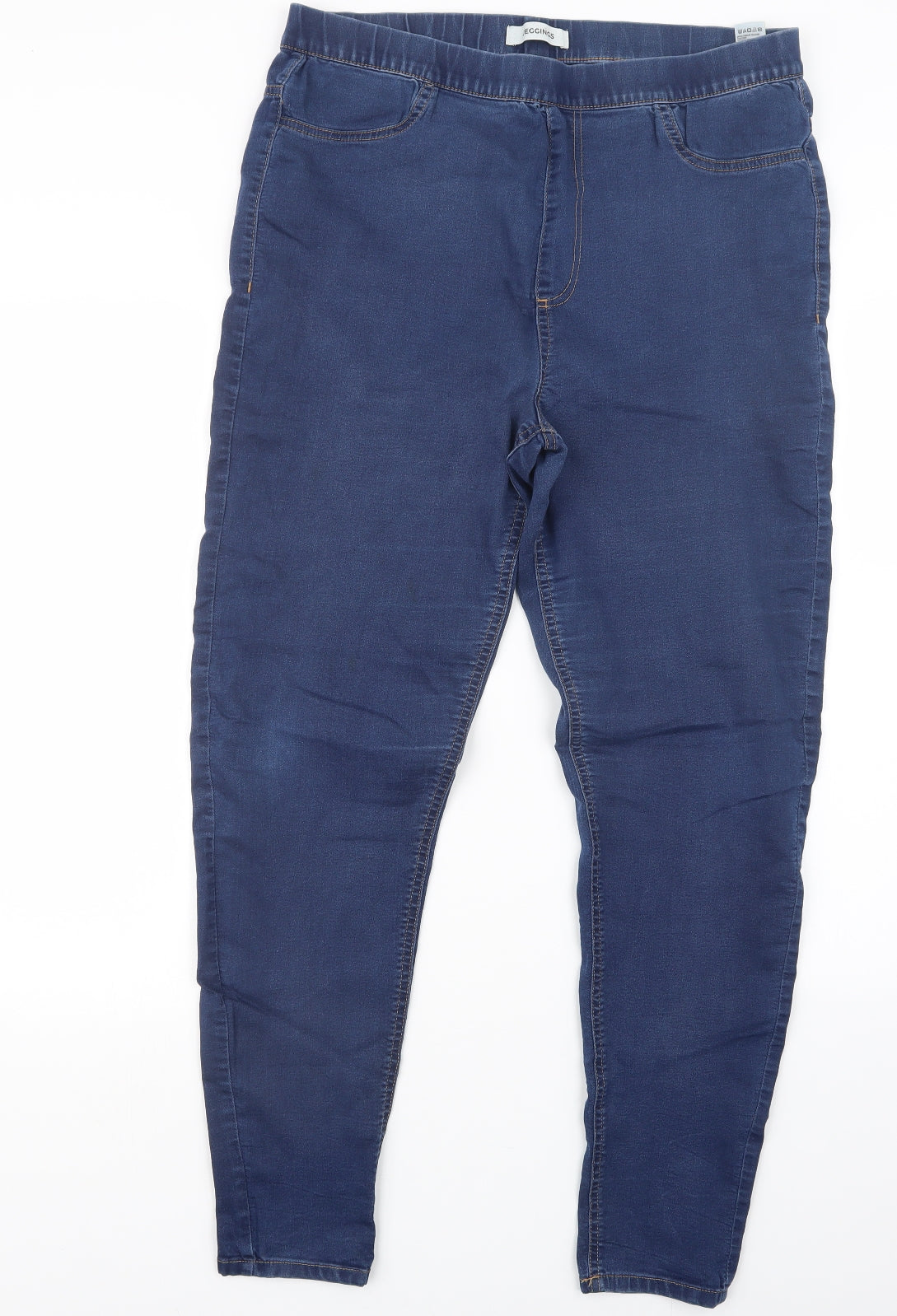 Marks and Spencer Womens Blue  Denim Jegging Jeans Size 16 L29 in