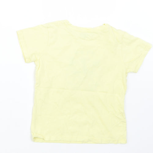 SOOBE Boys Yellow   Basic T-Shirt Size 6 Years