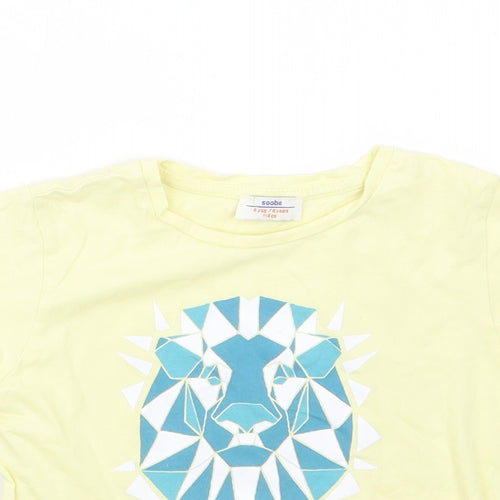 SOOBE Boys Yellow   Basic T-Shirt Size 6 Years