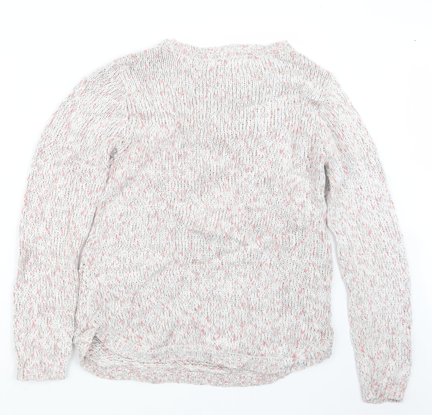 BHS Womens Grey  Knit Pullover Jumper Size 10