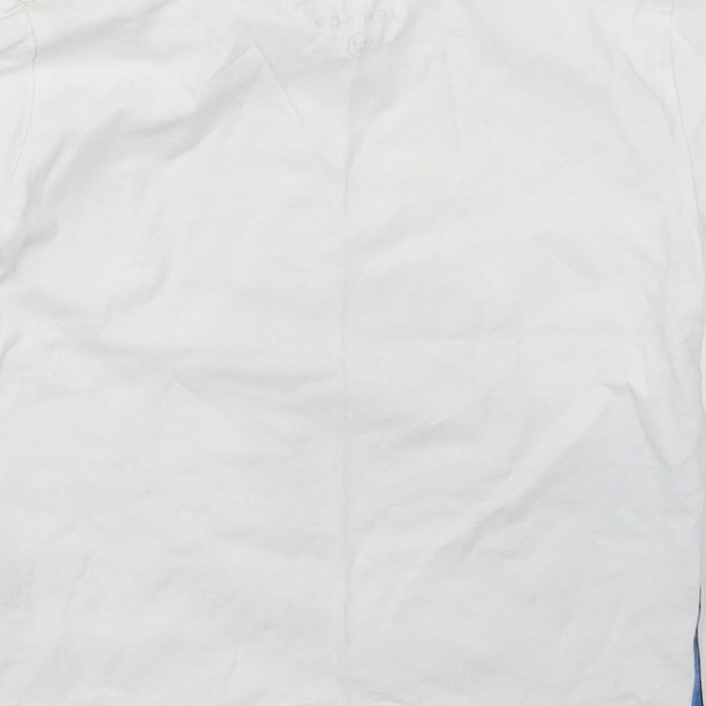Jeff&Co Boys White   Basic T-Shirt Size 2-3 Years  - Guitar Dinosaur