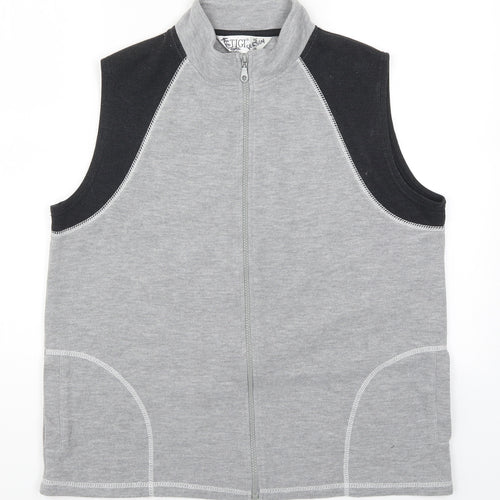Tigi Womens Grey   Gilet Jacket Size 14