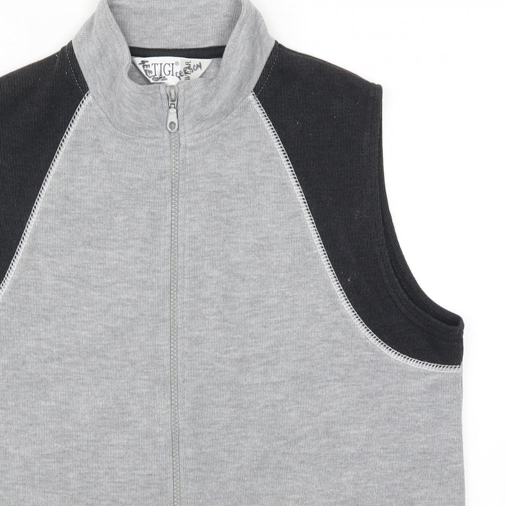 Tigi Womens Grey   Gilet Jacket Size 14