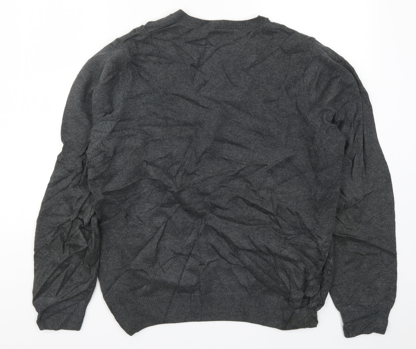 Marks and Spencer Mens Grey  Knit Pullover Jumper Size M