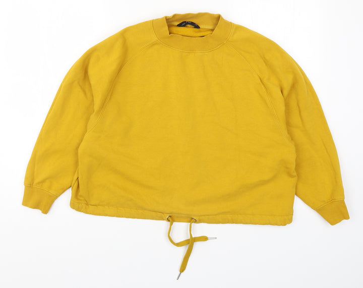 F&F Womens Yellow   Pullover Sweatshirt Size 10