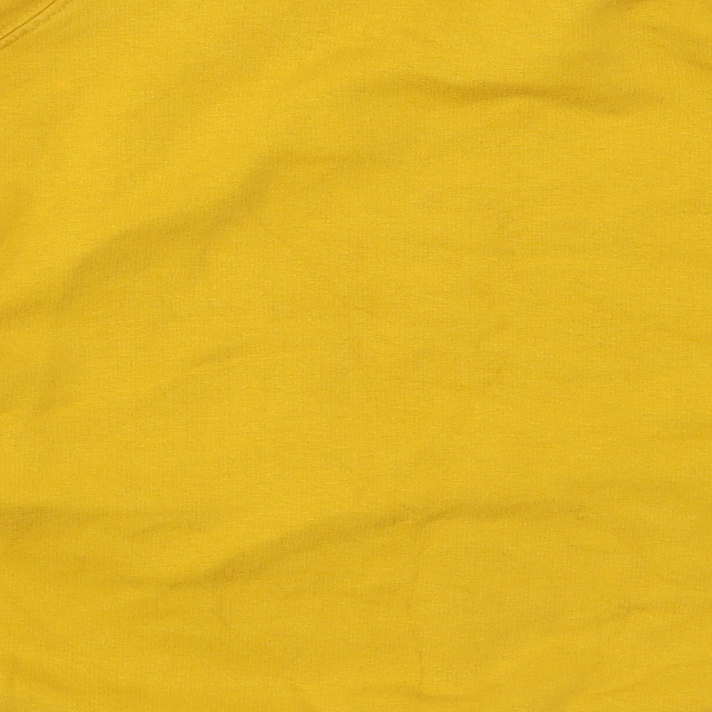 F&F Womens Yellow   Pullover Sweatshirt Size 10