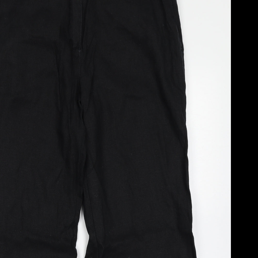 Marks & spencer Womens Black   Trousers  Size 18 L26 in