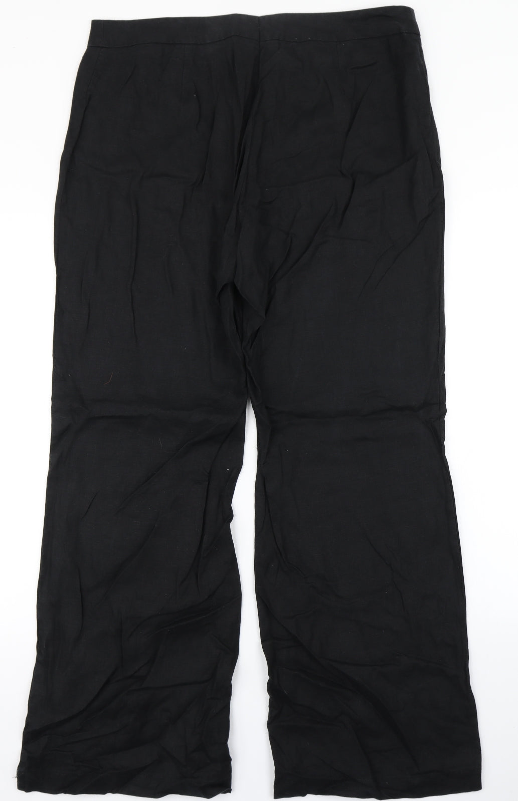 H&M Womens Black   Trousers  Size 16 L28 in