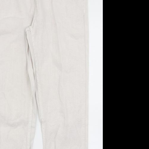 Poetry Womens Beige   Trousers  Size 12 L28 in