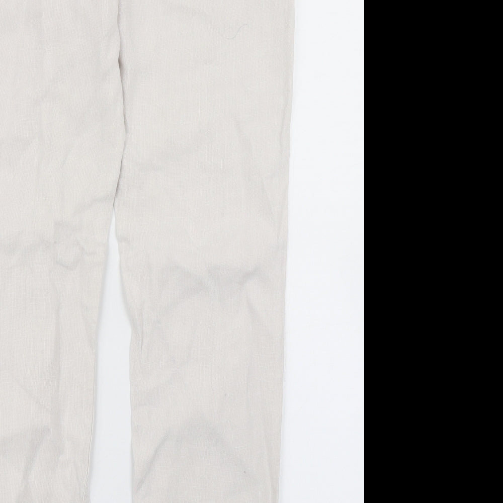 Poetry Womens Beige   Trousers  Size 12 L28 in