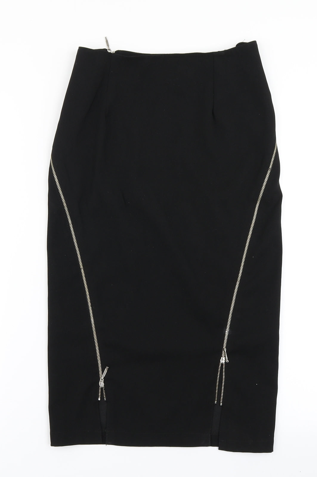 Morgan Womens Black   Straight & Pencil Skirt Size 8