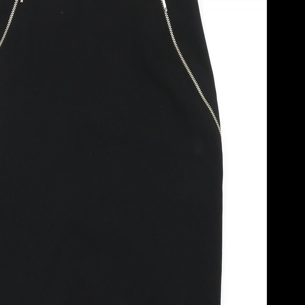 Morgan Womens Black   Straight & Pencil Skirt Size 8